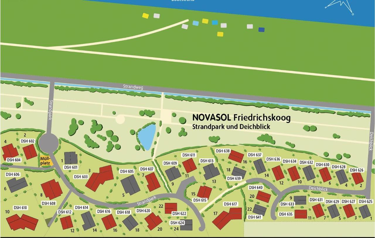 Friedrichskoog-Deichblick 3别墅 外观 照片